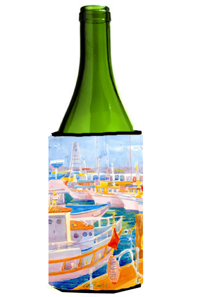 6017literk Shirmp Boats Wine Bottle Hugger - 24 Oz.