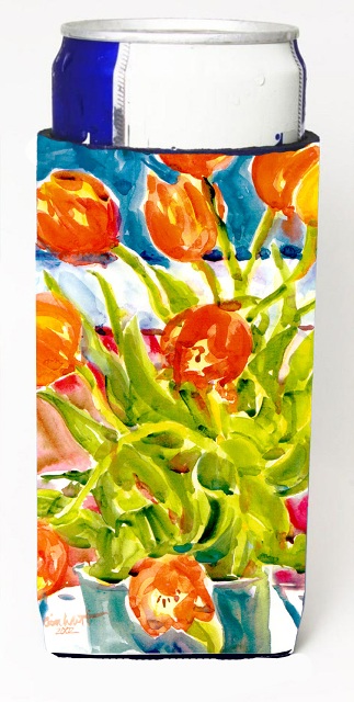 6025muk Flowers - Tulips Michelob Ultra S For Slim Cans - 12 Oz.