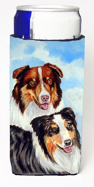 7009muk Australian Shepherd What A Pair Michelob Ultra S For Slim Cans - 12 Oz.