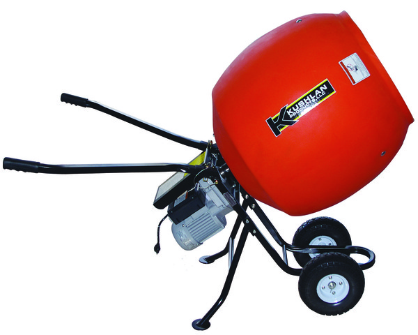 Kpro600dd 0.75 Hp Portable Electric Direct Drive Cement Mixer - 6 Cubic Ft