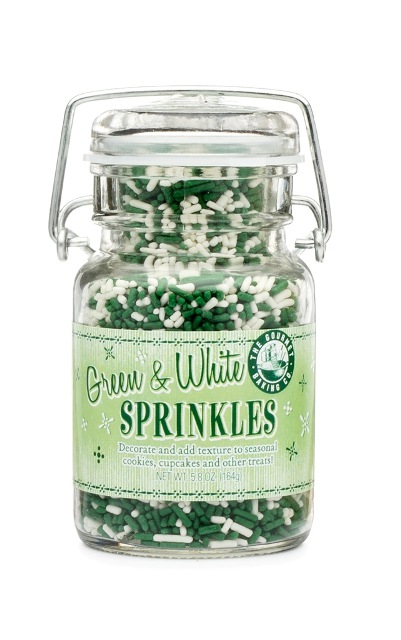189b Green & White Sprinkles - Pack Of 6