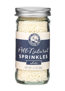 300e All Natural White Sprinkles - Pack Of 12