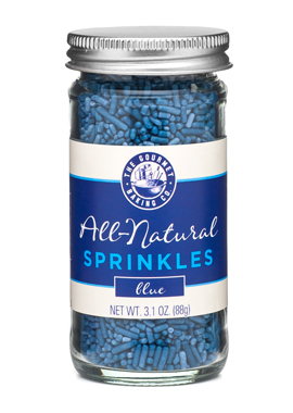 300g All Natural Blue Sprinkles - Pack Of 12