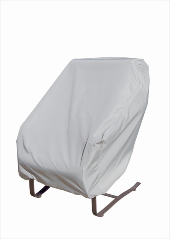 41 In. Rocking Chair Cover Grey