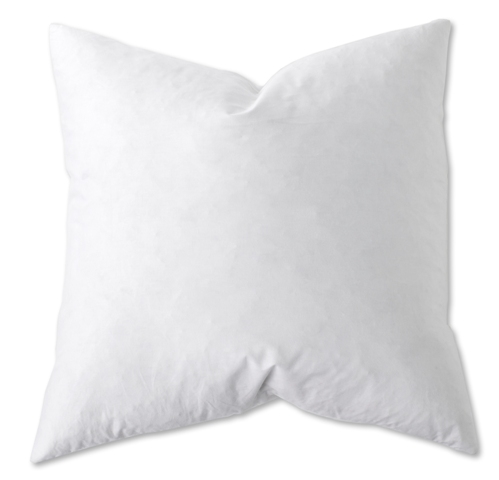 Efd-28 White Down Feather Euro Pillow - 28 X 28 In. -pack Of 2