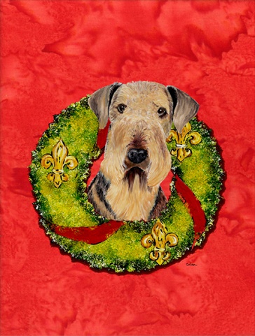 Airedale Flag - Garden Size, 11 X 15 In.