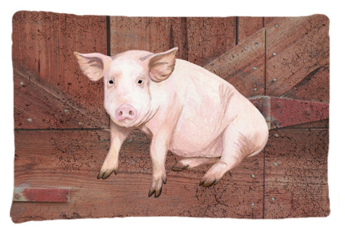 Sb3072pillowcase Pig At The Barn Door Moisture Wicking Fabric Standard Pillowcase