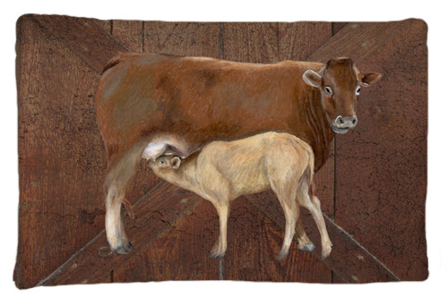 Cow Momma And Baby Moisture Wicking Fabric Standard Pillowcase