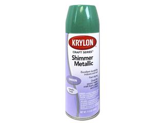 Diversified Brands Kry3924 Krylon Shimmer Metallic Spray Paint, Green - 11.5 Oz.