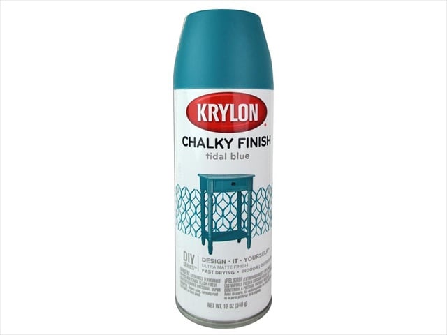 Diversified Brands Kry4111 Krylon Chalky Finish - Tidal Blue, 12 Oz.