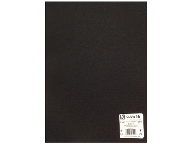 UPC 028981461047 product image for Kunin Felt KUNK461-SOIKU.937 Stick-Rz - Black 9 X 12 In.  Pack Of 3 | upcitemdb.com