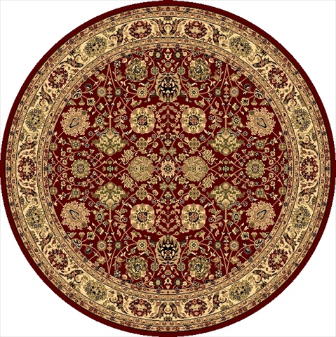 20922 5 Ft. 3 In. New Vision Tabriz Cherry Round Area Rug