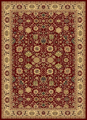 20920 5 Ft. 3 In. X 7 Ft. 10 In. New Vision Tabriz Cherry Rectangular Area Rug