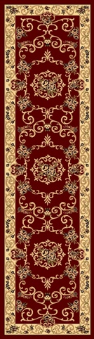 21333 2 Ft. 3 In. X 7 Ft. 10 In. New Vision Souvanerie Red Runner Area Rug