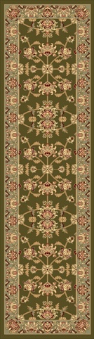 21348 2 Ft. 3 In. X 7 Ft. 10 In. New Vision Kashan Moss Runner Area Rug