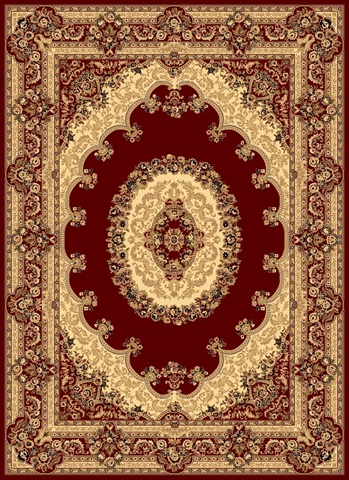 21361 3 Ft. 11 In. X 5 Ft. 3 In. New Vision Kerman Red Rectangular Area Rug