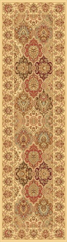 22782 2 Ft. 3 In. X 7 Ft. 10 In. New Vision Panel Cream Runner Area Rug