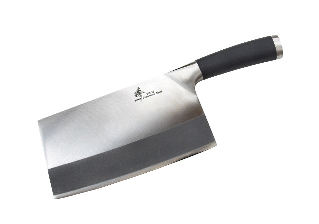 A2t Vg-10 Series 3-layer Forged 8 In. Tpr Handle Cleaver Bone Chopper Chef Butcher Knife