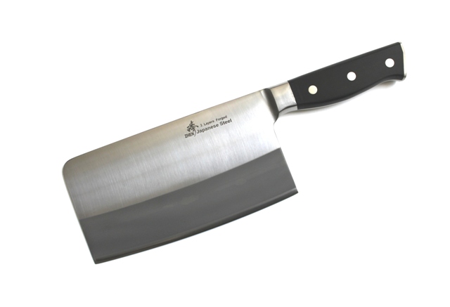 A2k Vg-10 Series 3-layer Forged 7 In. Pom Handle Cleaver Bone Chopper Chef Butcher Knife