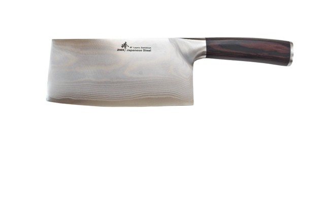 A7p Vg-10 Series 3-layer Forged 6.5 In. Pakkawood Handle Light Slicer Chopping Chef Butcher Knife