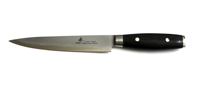 C1m Vg-10 Series 3 Layers Forged 8 In. Micarta Handle Steel Sashimi Fish Fillet Knife