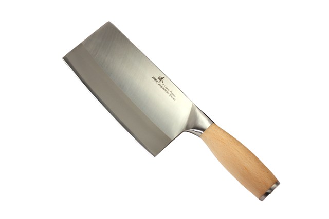 A11o Vg-10 Series 3 Layer Forged 6.5 In. Oak Handle Medium Duty Cleaver Chef Butcher Bone Chopper Knife