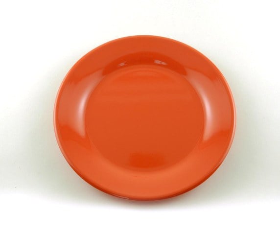 Ag 1134-4 Solid Color Melamine Non-skid 8 In. Salad & Dessert Plate - Set Of 4