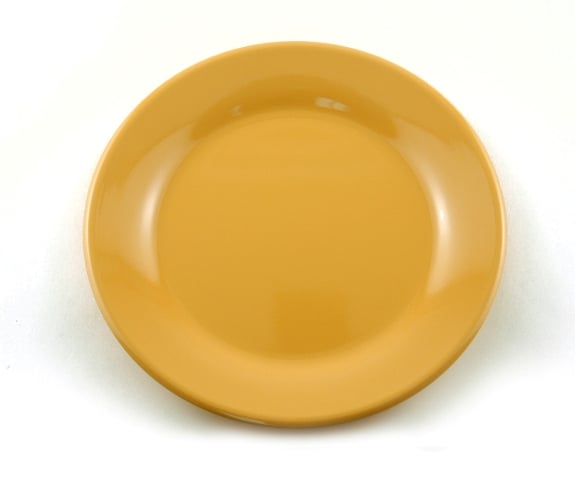 Ag 1135-4 Solid Color Melamine Non-skid 8 In. Salad & Dessert Plate - Set Of 4