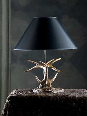 Hp-66902 Rocky Antler Table Lamp