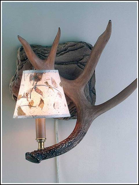 Hp-66596 Whitetail Antler Wall Sconce Right