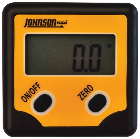 Johnson Level 1886-0100 Professional Magnetic Digital Angle Locator 2 Button