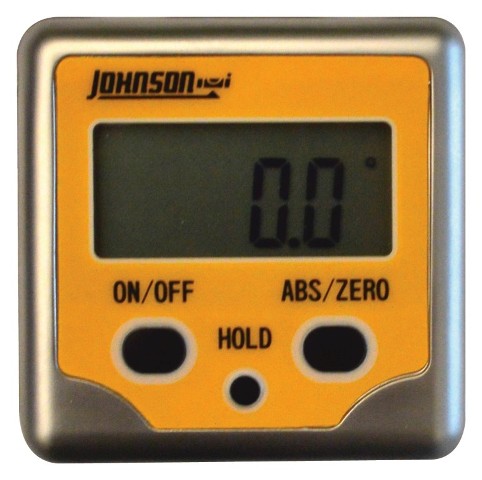 Johnson Level 1886-0200 Professional Magnetic Digital Angle Locator 3 Button