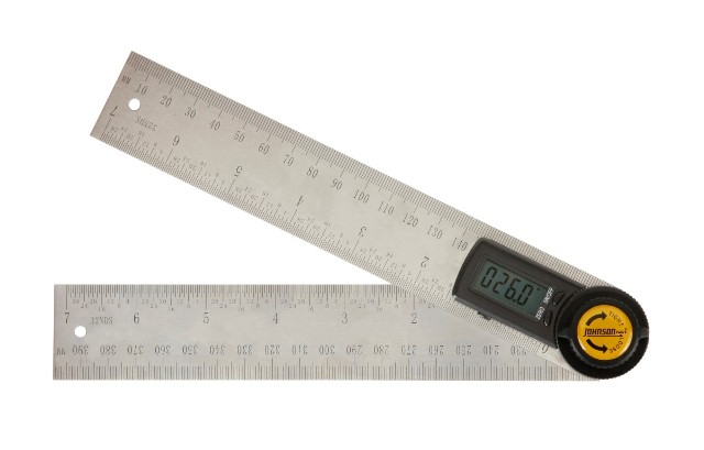 Johnson Level 1888-0700 7 In. Digital Angle Locator And Ruler
