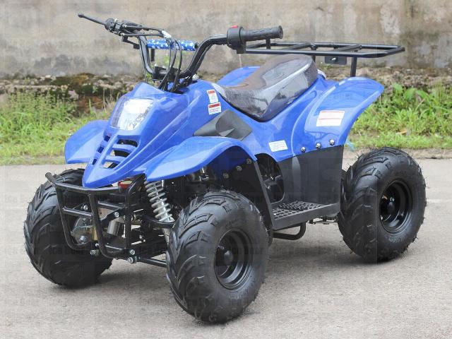 IceBear PAH110-2MBLU 110cc Air Cooled ATV 6 in. Wheel Front Drum Rear Disc Brake Blue