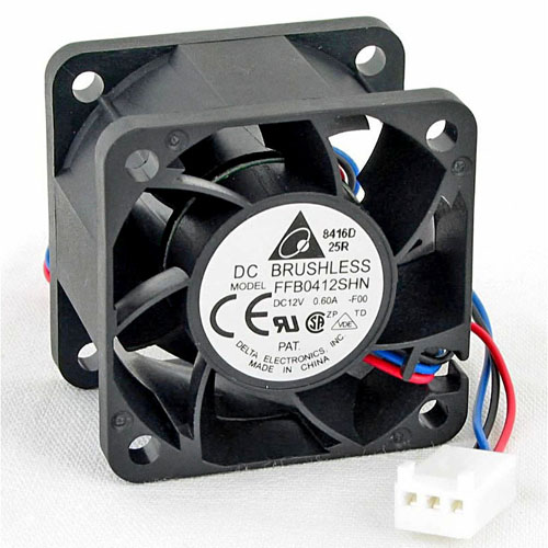 UPC 654204000009 product image for 40 x 40 x 28 mm. High Speed Ball Bearing Fan | upcitemdb.com