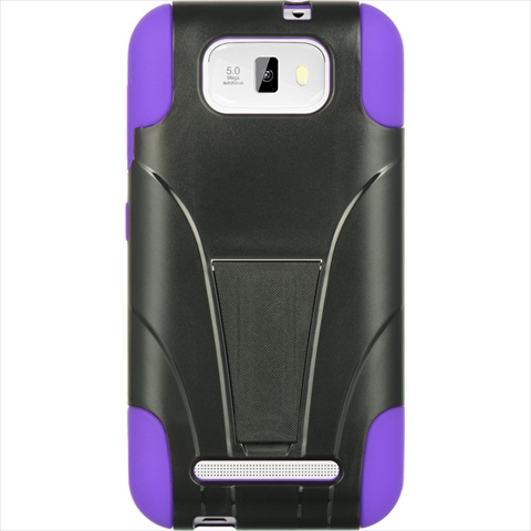 DreamWireless HESCRSTDBLU55PPBK Blu Studio 5.5 Standed Purple Skin Plus Black Rubber Case DreamWireless HESCRSTDBLU55PPBK Blu Studio 5.5 Standed Purple Skin Plus Black Rubber Case