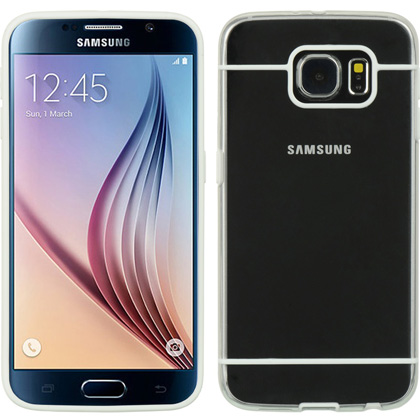 DreamWireless FTCSAMS6-GM-WT Samsung Galaxy S6 Fusion Candy Case Glamon - White DreamWireless FTCSAMS6-GM-WT Samsung Galaxy S6 Fusion Candy Case Glamon - White