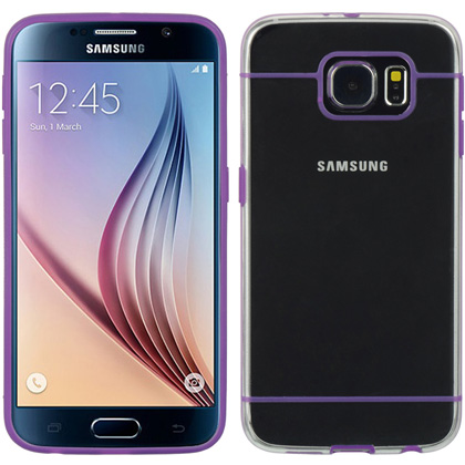 DreamWireless FTCSAMS6-GM-PP Samsung Galaxy S6 Fusion Candy Case Glamon - Purple DreamWireless FTCSAMS6-GM-PP Samsung Galaxy S6 Fusion Candy Case Glamon - Purple
