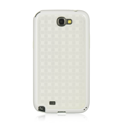 DreamWireless FTCSAMNOTE2WTWT-CK Samsung Note 2 Fusion Candy Case White Trim With White Crystal Skin Check DreamWireless FTCSAMNOTE2WTWT-CK Samsung Note 2 Fusion Candy Case White Trim With White Crystal Skin Check