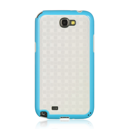 DreamWireless FTCSAMNOTE2BLWT-CK Samsung Note 2 Fusion Candy Case Blue Trim With White Crystal Skin Check DreamWireless FTCSAMNOTE2BLWT-CK Samsung Note 2 Fusion Candy Case Blue Trim With White Crystal Skin Check