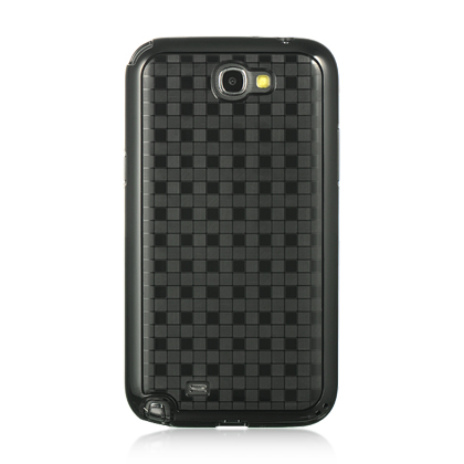 DreamWireless FTCSAMNOTE2BKBK-CK Samsung Note 2 Fusion Candy Case Black Trim With Black Crystal Skin Check DreamWireless FTCSAMNOTE2BKBK-CK Samsung Note 2 Fusion Candy Case Black Trim With Black Crystal Skin Check