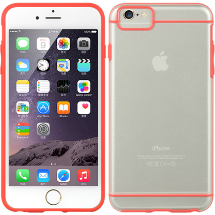 DreamWireless FTCIP6LGMRD Apple iPhone 6 Plus Fusion Candy Case Glamon - Red DreamWireless FTCIP6LGMRD Apple iPhone 6 Plus Fusion Candy Case Glamon - Red