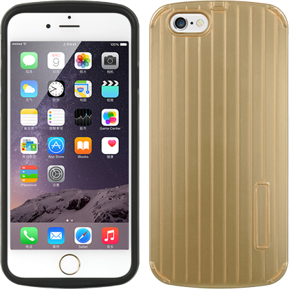 DreamWireless FTCIP6ESCHGO Apple iPhone 6 - 4.7 in. Fusion Impactable Suitcase Protection Case - Champagne Gold DreamWireless FTCIP6ESCHGO Apple iPhone 6 - 4.7 in. Fusion Impactable Suitcase Protection Case - Champagne Gold