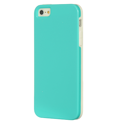 DreamWireless FTCIP5WTTL-AU Apple iPhone 5-5S Fusion Candy Case White Trim With Teal Aqua DreamWireless FTCIP5WTTL-AU Apple iPhone 5-5S Fusion Candy Case White Trim With Teal Aqua
