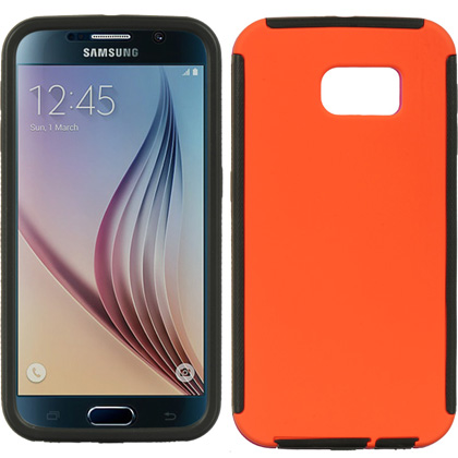DreamWireless FPSAMS6-BKOR Samsung Galaxy S6 Full Protection Case Black Trim With Orange DreamWireless FPSAMS6-BKOR Samsung Galaxy S6 Full Protection Case Black Trim With Orange