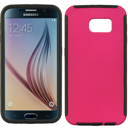DreamWireless FPSAMS6-BKHP Samsung Galaxy S6 Full Protection Case Black Trim With Hot Pink DreamWireless FPSAMS6-BKHP Samsung Galaxy S6 Full Protection Case Black Trim With Hot Pink