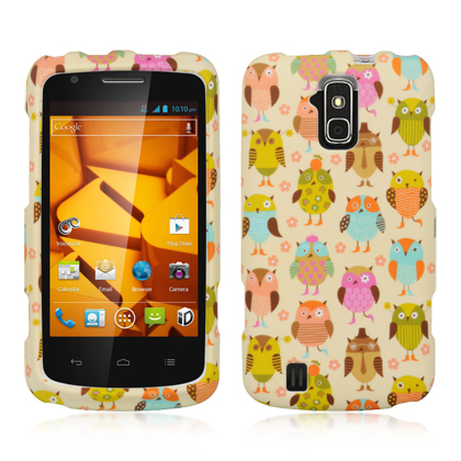 DreamWireless CRZTEFORCEFANOWL ZTE Force & N9100 Crystal Rubber Case Fancy Owl DreamWireless CRZTEFORCEFANOWL ZTE Force & N9100 Crystal Rubber Case Fancy Owl