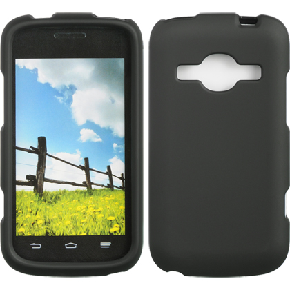 DreamWireless CRZTECON2BK ZTE Concord 2 Crystal Rubber Case Black DreamWireless CRZTECON2BK ZTE Concord 2 Crystal Rubber Case Black