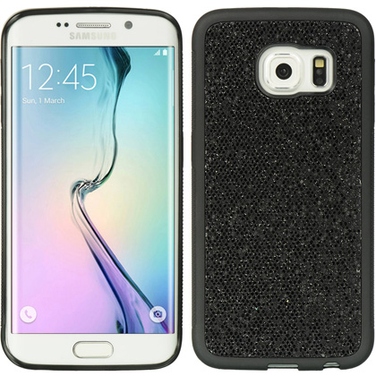 DreamWireless CRSAMS6EG-GLMR-BK Samsung Galaxy S6 Edge Rubber Case Glamor Black DreamWireless CRSAMS6EG-GLMR-BK Samsung Galaxy S6 Edge Rubber Case Glamor Black