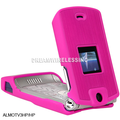 UPC 668888000170 product image for DreamWireless ALMOTV3HP-HP Motorola V3 Aluminum Case Hot Pink Plus Hot Pink | upcitemdb.com